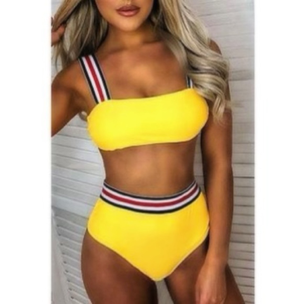 Yellow bikini set